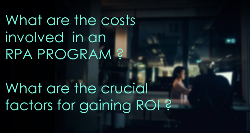 What is the cost involved in an RPA Program?